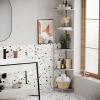 imageSUNMORY 5 Tier Corner Shelf Stand Industrial 65quot Corner Shelves Display Shelf for Living Room Decor Wall Corner Bookshelf Multi Unit Organizer Tall Shelf Plant Stand for Bedroom Bathroom BlackGrey