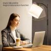 imageSUNMORY Arc Floor Lamp Modern Floor Lamp with Romote Control and Stepless Dimmable Bulb Metal Standing Lamps with Hanging Lampshade for Living Room Bedroom Office BlackBlack