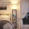 imageSUNMORY Shelf Lamp with Remote Control Stepless Color Temperature ampamp Dimmable Floor Lamp with Shelves with 2 Usb Charging Ports and 2Hole Socket Solid Wood Tall Lamps for Living Room BedroomBlackBlackwith remote control  without drawer