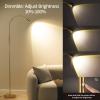 imageSUNMORY Adjustable LED Beam Floor Lamps for Living Room Reading Lamp with Flexible Gooseneck Dimmable Zoomable Spotlight Work Light Touch Control Task Crafting Standing Lamp for Office BedroomGold