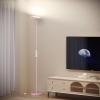 imageSUNMORY Floor Lamps for Living Room 32W3000LM Super Bright LED Floor Lamp with Remote Control 69quot Tall Standing Lamp with Stepless Dimmable Modern Torchiere Corner Lamp for Bedroom Office WhiteSoft Pink