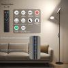 imageSUNMORY Floor Lamps for Living Room 32W3000LM Super Bright LED Floor Lamp with Remote Control 69quot Tall Standing Lamp with Stepless Dimmable Modern Torchiere Corner Lamp for Bedroom Office WhiteBlack with Sublamp