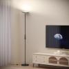 imageSUNMORY Floor Lamps for Living Room 32W3000LM Super Bright LED Floor Lamp with Remote Control 69quot Tall Standing Lamp with Stepless Dimmable Modern Torchiere Corner Lamp for Bedroom Office WhiteBlack