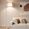 imageSUNMORY Floor Lamps for Living Room 9W Bulb Included Tall Lamp for Bedroom with Adjustable Head Modern Standing Lamp 0100 Dimmable Arc Floor Lamp for Dining Room Office Nursery BlackNickel
