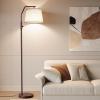 imageSUNMORY Floor Lamps for Living Room 9W Bulb Included Tall Lamp for Bedroom with Adjustable Head Modern Standing Lamp 0100 Dimmable Arc Floor Lamp for Dining Room Office Nursery BlackBrown