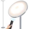 imageSUNMORY Floor Lamps for Living Room 32W3000LM Super Bright LED Floor Lamp with Remote Control 69quot Tall Standing Lamp with Stepless Dimmable Modern Torchiere Corner Lamp for Bedroom Office WhiteGray