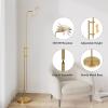 imageSUNMORY 32W3000LM Floor Lamps Super Bright LED Standing Lamp with Remote Control Adjustable Tall Lamp with 350Rotating Head Modern Dimmable Torchiere Corner Lamp for Living Room Bedroom OfficeGold