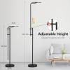 imageSUNMORY 32W3000LM Floor Lamps Super Bright LED Standing Lamp with Remote Control Adjustable Tall Lamp with 350Rotating Head Modern Dimmable Torchiere Corner Lamp for Living Room Bedroom OfficeBlack