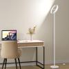imageSUNMORY Floor Lamps for Living Room 28W Bright LED Floor Lamp with 2 Rotatable Lights ampamp Remote Control 74quot Tall Standing Lamp with Stepless Dimmable Modern Reading Corner Lamp for Bedroom OfficeWhite