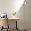 imageSUNMORY Floor Lamps for Living Room 28W Bright LED Floor Lamp with 2 Rotatable Lights ampamp Remote Control 74quot Tall Standing Lamp with Stepless Dimmable Modern Reading Corner Lamp for Bedroom OfficeGray