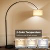 imageSUNMORY 82quot Tall Arc Floor Lamps for Living Room Large Floor lamp with Remote Control Modern Curved Floor lamp Corner Lamp for Dining Room OfficeBlack