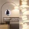 imageSUNMORY 82quot Tall Arc Floor Lamps for Living Room Large Floor lamp with Remote Control Modern Curved Floor lamp Corner Lamp for Dining Room OfficeBlackwith remote control
