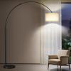imageSUNMORY 82quot Tall Arc Floor Lamps for Living Room Large Floor lamp with Remote Control Modern Curved Floor lamp Corner Lamp for Dining Room OfficeBlack