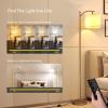 imageSUNMORY Arc Floor Lamp Modern Floor Lamp with Romote Control and Stepless Dimmable Bulb Metal Standing Lamps with Hanging Lampshade for Living Room Bedroom Office GoldGold