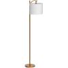 imageSUNMORY Arc Floor Lamp Modern Floor Lamp with Romote Control and Stepless Dimmable Bulb Metal Standing Lamps with Hanging Lampshade for Living Room Bedroom Office GoldGold