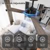 image:imageSUNMORY 42 Ceiling Fans with Lights and RemoteAPP Control Low Profile Ceiling Fan with Light Reversible Quiet 6 Speeds Stepless Dimmable Flush Mount Ceiling fan for Bedroom IndoorOutdoor UseBlack