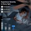 image:imageSUNMORY 42 Ceiling Fans with Lights and RemoteAPP Control Low Profile Ceiling Fan with Light Reversible Quiet 6 Speeds Stepless Dimmable Flush Mount Ceiling fan for Bedroom IndoorOutdoor UseBlack2